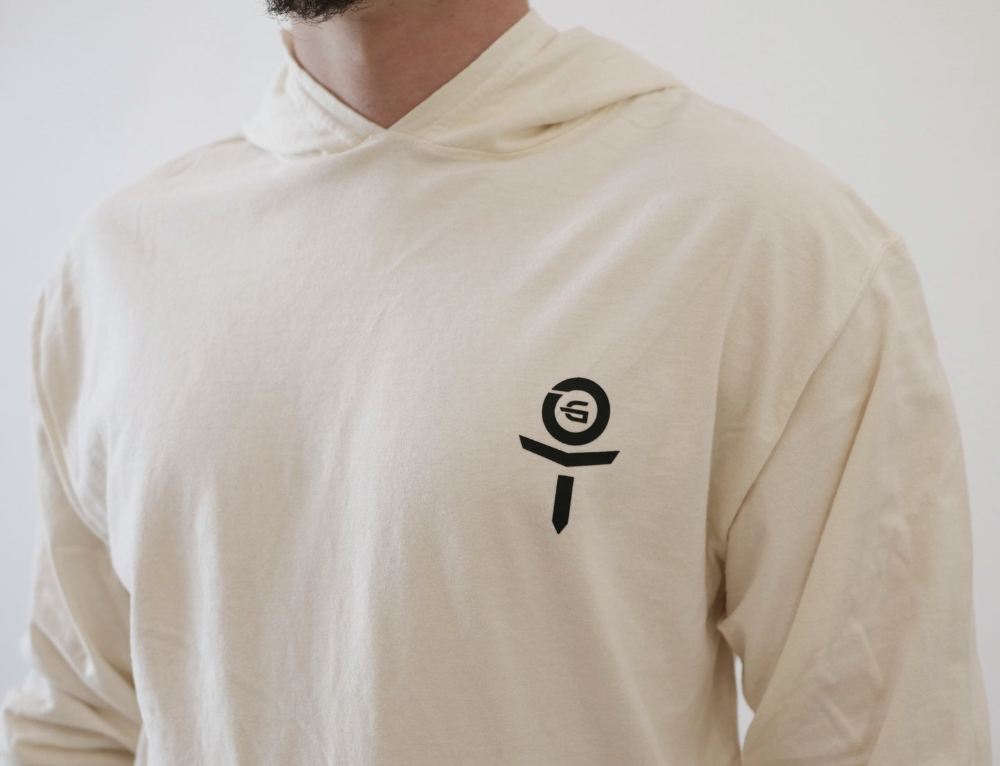 Unisex OTG V1 T-Shirt Hoodie - Parchment